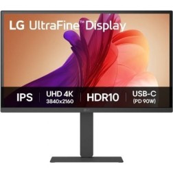 Monitor Profesional LG UltraFine 27U730A-B 27"- 4K- Multimedia- Regulable en altura- Negro