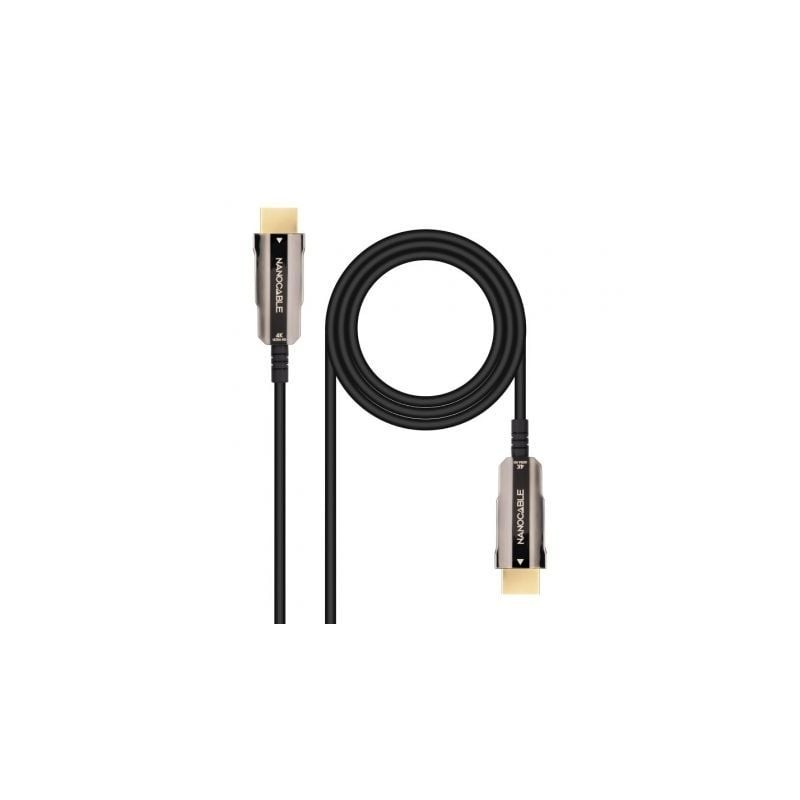 Cable HDMI 2-0 AOC 4K Nanocable 10-15-2020- HDMI Macho - HDMI Macho- 20m- Negro Cable HDMI 2-0 AOC 4K Nanocable 10-15-2020- HDMI Macho - HDMI Macho- 20m- Negro