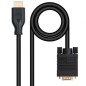 Cable Conversor Nanocable 10-15-4602- VGA Macho - HDMI 8K Macho- 1-8m- Negro Cable Conversor Nanocable 10-15-4602- VGA Macho - HDMI 8K Macho- 1-8m- Negro