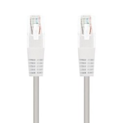 Cable de Red RJ45 UTP Nanocable 10-20-0103-W Cat-5e- 3m- Blanco