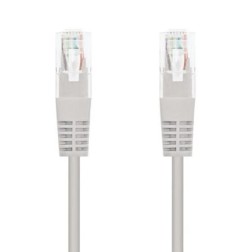 Cable de Red RJ45 UTP Nanocable 10-20-1301 Cat-6- 1m- Gris