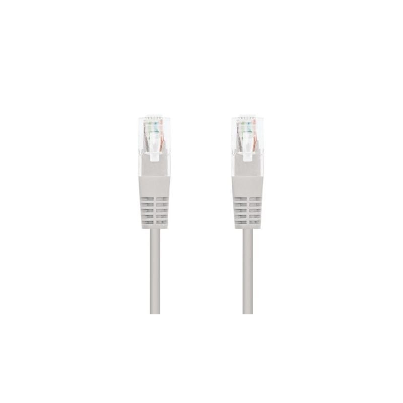 Cable de Red RJ45 UTP Nanocable 10-20-1301 Cat-6- 1m- Gris