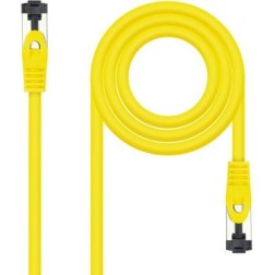 Cable de Red RJ45 SSTP Nanocable 10-20-2000-L25-Y Cat-8-1- 25cm- Amarillo