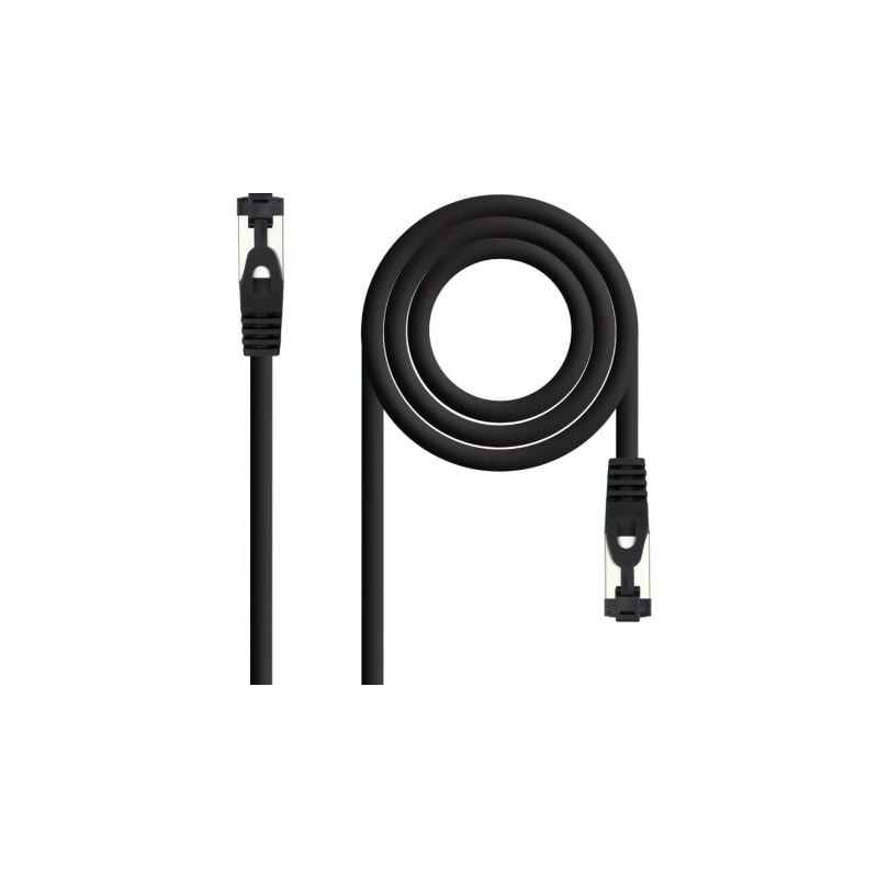 Cable de Red RJ45 SSTP Nanocable 10-20-2000-L30-BK Cat-8-1- 30cm- Negro