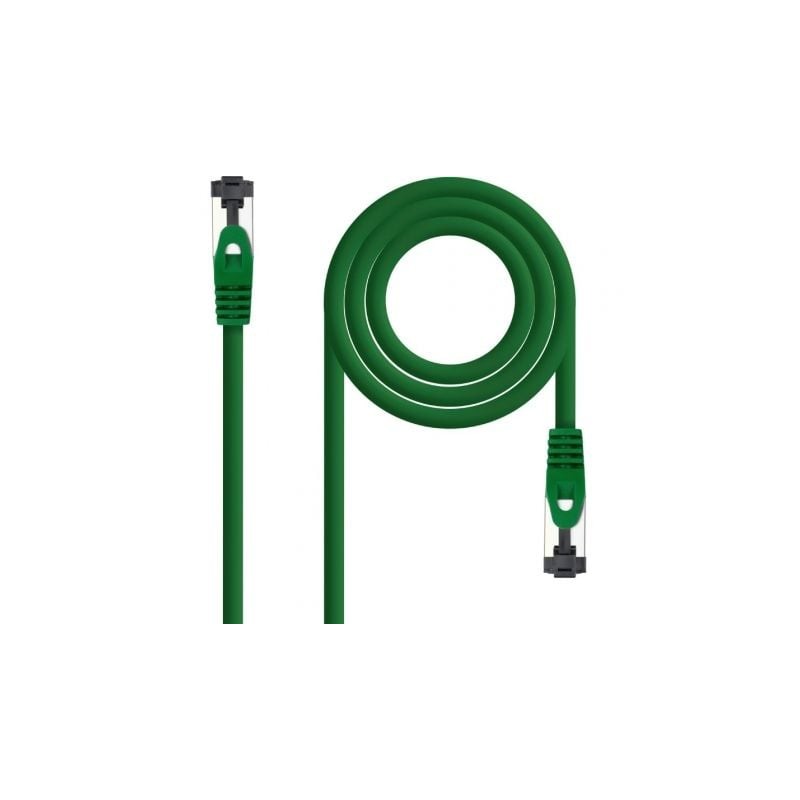 Cable de Red RJ45 SSTP Nanocable 10-20-2001-GR Cat-8-1- 1m- Verde Cable de Red RJ45 SSTP Nanocable 10-20-2001-GR Cat-8-1- 1m- Verde