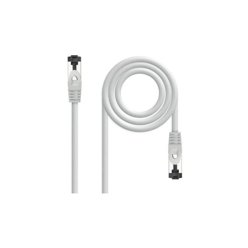 Cable de Red RJ45 SSTP Nanocable 10-20-2002 Cat-8-1- 2m- Gris Cable de Red RJ45 SSTP Nanocable 10-20-2002 Cat-8-1- 2m- Gris