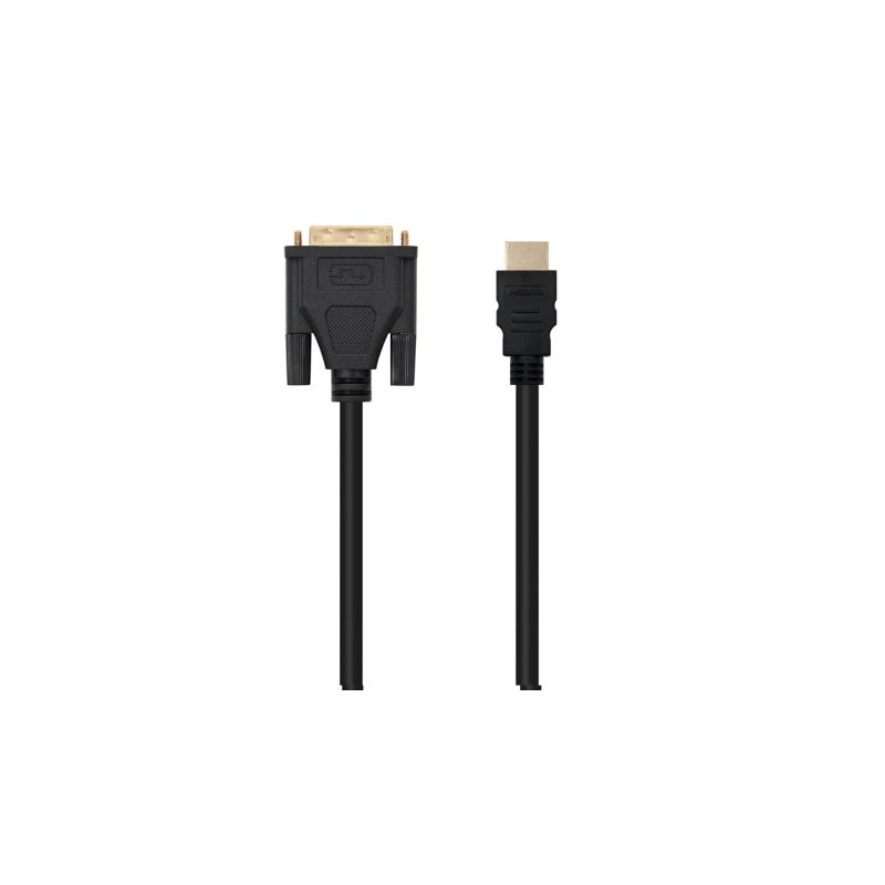 Cable HDMI Nanocable 10-15-0502- DVI Macho - HDMI Macho- 1-8m- Negro Cable HDMI Nanocable 10-15-0502- DVI Macho - HDMI Macho- 1-8m- Negro