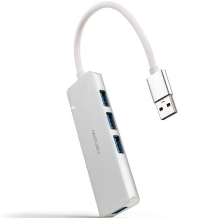 Hub USB 3-0 Nanocable 10-16-4602- 4xUSB- Gris