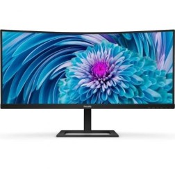 Monitor Profesional Ultrapanorámico Curvo Philips 346E2CUAE 34"- WQHD- Multimedia- Regulable en altura- Negro
