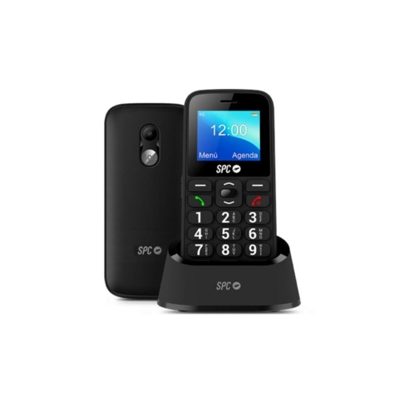 Teléfono Móvil SPC Fortune 2 4G para Personas Mayores- Negro