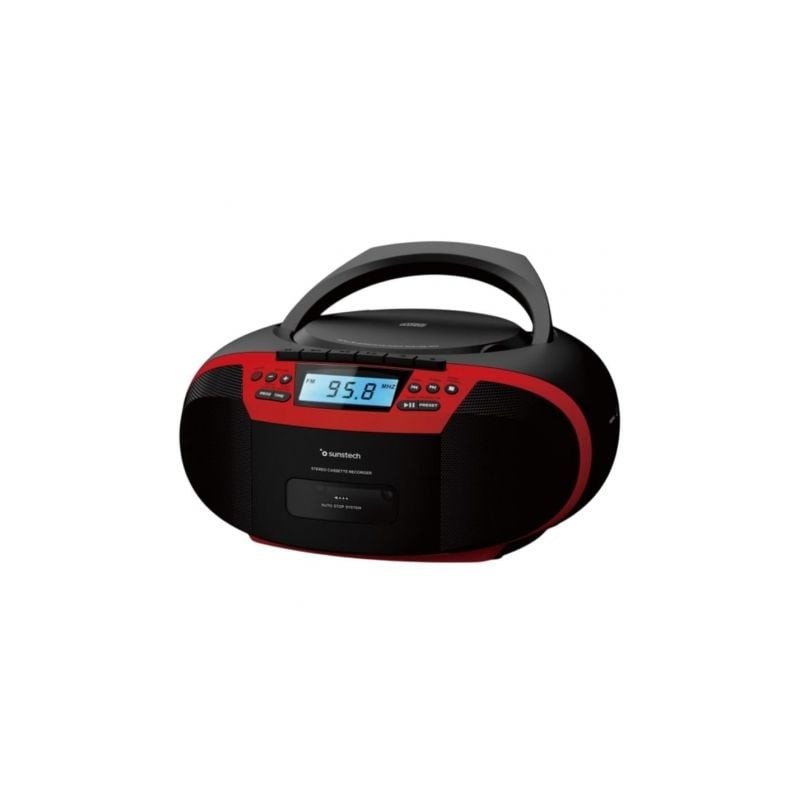 Radio CD Sunstech CXUM54BTRD- Rojo