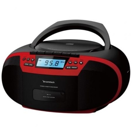 Radio CD Sunstech CXUM54BTRD- Rojo