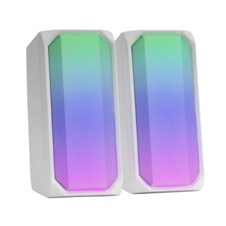 Altavoces con Bluetooth Mars Gaming MSRGBW- 15W- 2-0- Blancos