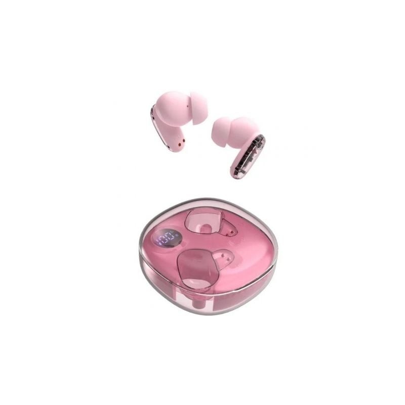 Auriculares Bluetooth Mars Gaming MHIB2 con estuche de carga- Autonomía 7h- Rosa