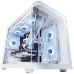 Caja Gaming Miniitorre Mars Gaming MC-FUSIONM- Blanca