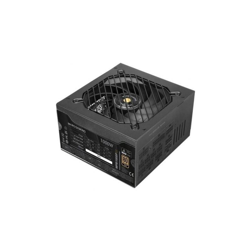 Fuente de Alimentación Mars Gaming MPB1000PSI- 1000W- Ventilador 14cm- 80 Plus Gold Fuente de Alimentación Mars Gaming MPB1000PSI- 1000W- Ventilador 14cm- 80 Plus Gold