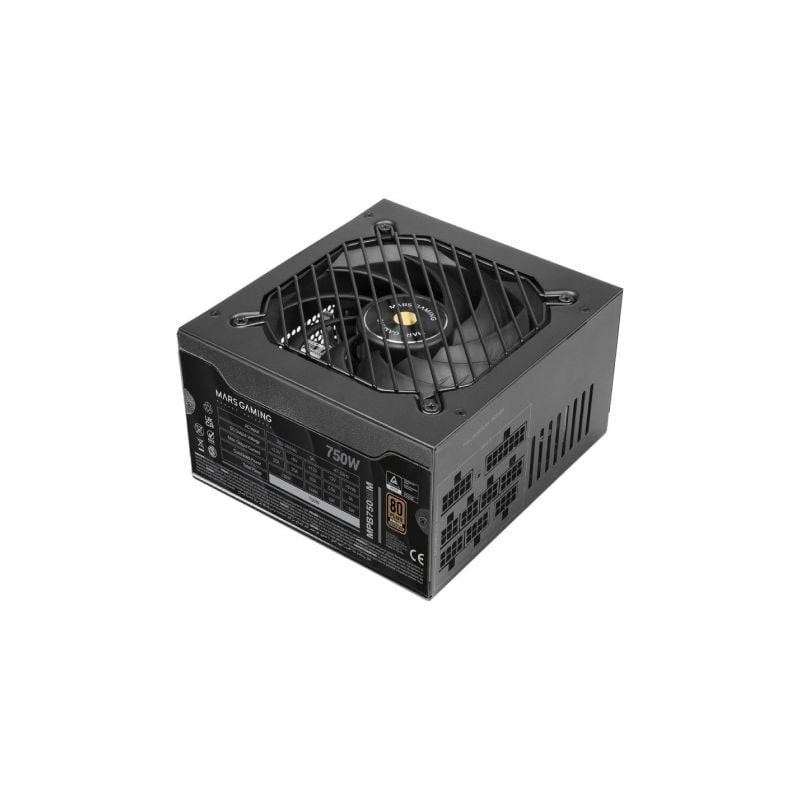 Fuente de Alimentación Mars Gaming MPB750SIM- 750W- Ventilador 14cm- 80 Plus Bronze