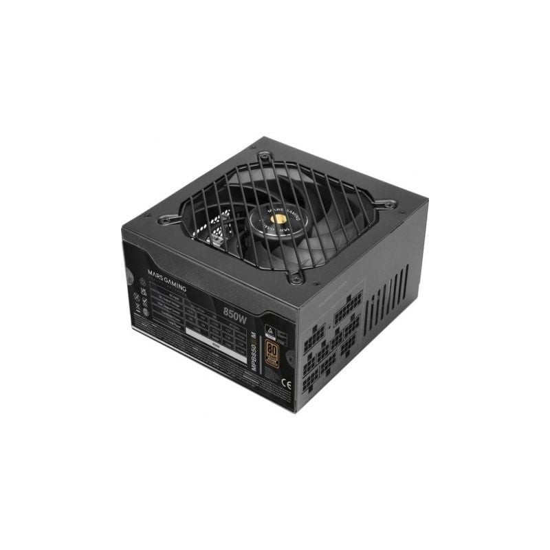 Fuente de Alimentación Mars Gaming MPB850SIM- 850W- Ventilador 14cm- 80 Plus Bronze