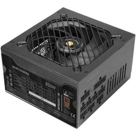 Fuente de Alimentación Mars Gaming MPB850SIM- 850W- Ventilador 14cm- 80 Plus Bronze