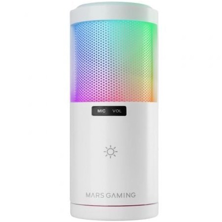 Micrófono Mars Gaming MMIC-SC - USB 2-0- Blanco