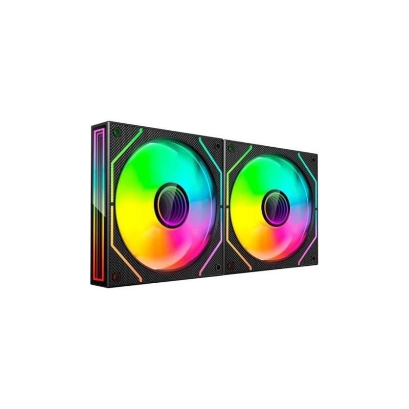 Pack 2 Ventiladores Mars Gaming MF-3DPROX2- 12cm- ARGB