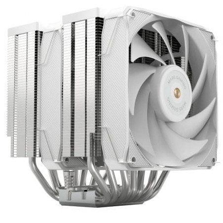 Ventilador con Disipador Mars Gaming MCPU-XU9- 12cm- Blanco