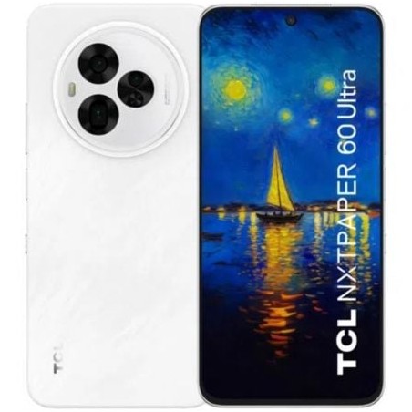 Smartphone TCL 60 Ultra NXTPAPER 12GB- 512GB- 7-2"- 5G- Blanco Niebla