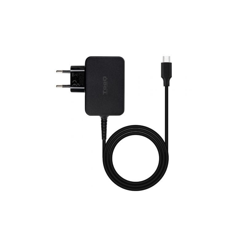 Cargador de Portátil GaN TooQ TQLC-USBCGAN45PD USB Tipo-C- 45W- Automático- Voltaje 5-20V Cargador de Portátil GaN TooQ TQLC-USBCGAN45PD USB Tipo-C- 45W- Automático- Voltaje 5-20V