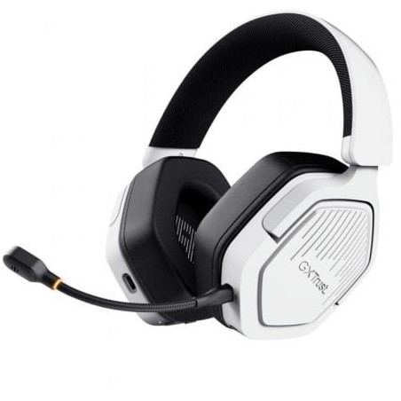 Auriculares Gaming Inalámbricos con Micrófono Trust Gaming GXT 493PS Carus PS5- Jack 3-5- Bluetooth- Blancos