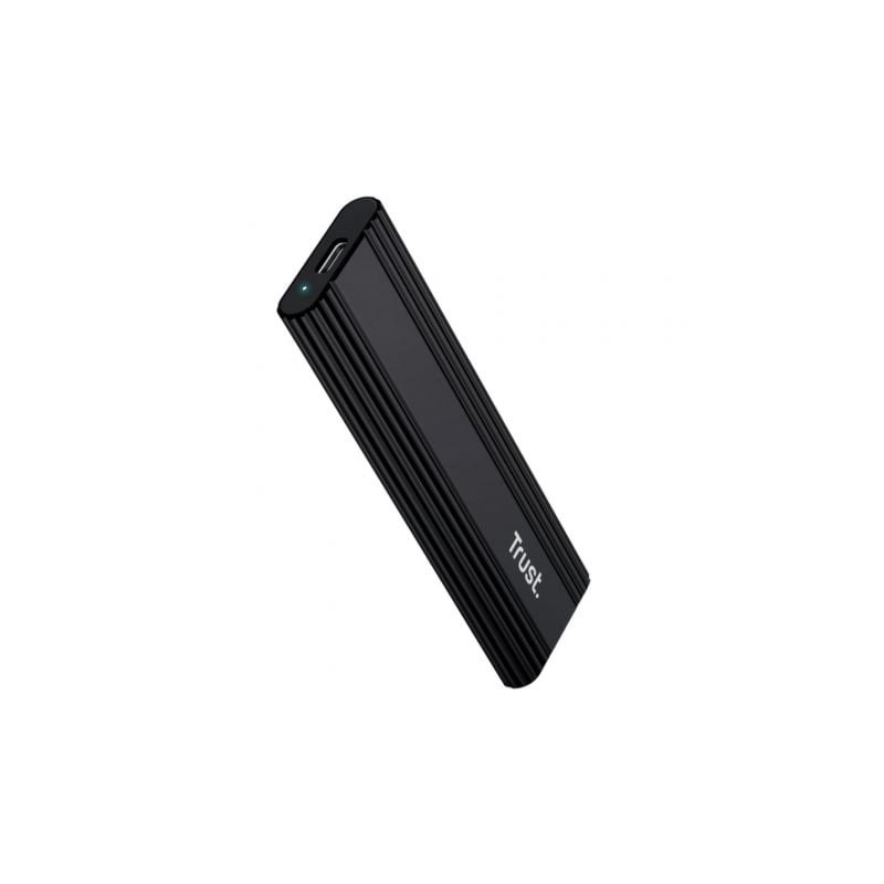 Caja Externa para Disco SSD M-2 Trust 25806- USB 3-2 Gen2- Sin tornillos