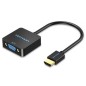 Conversor Vention ACPBB- HDMI Macho - VGA Hembra- 15cm- Negro Conversor Vention ACPBB- HDMI Macho - VGA Hembra- 15cm- Negro