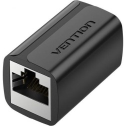 Adaptador Conector Vention RJ45 IPWB0 Cat-7 FTP- RJ45 Hembra - RJ45 Hembra- Negro
