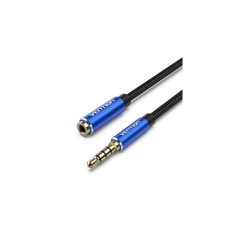 Cable Estéreo Vention BHCLJ- Jack 3-5 Macho - Jack 3-5 Hembra- 5m- Azul Cable Estéreo Vention BHCLJ- Jack 3-5 Macho - Jack 3-5 Hembra- 5m- Azul