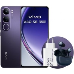 Smartphone Vivo V40 SE 80W 8GB- 256GB- 6-67"- 5G- Negro