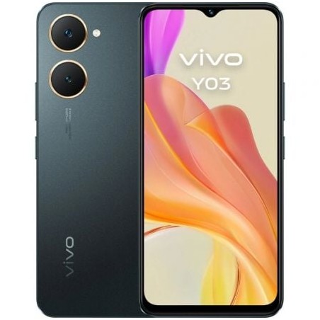 Smartphone Vivo Y03 4GB- 128GB- 6-56"- Negro Espacial