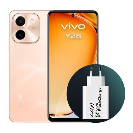 Smartphone Vivo Y28 4GB- 128GB- 6-68"- Naranja