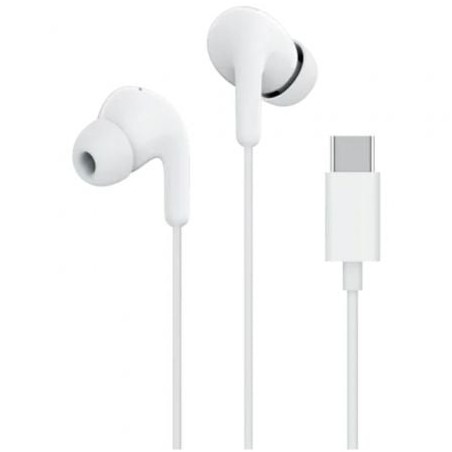 Auriculares Intrauditivos Xiaomi Earphones Tipo-C- con Micrófono- USB Tipo-C- Blancos