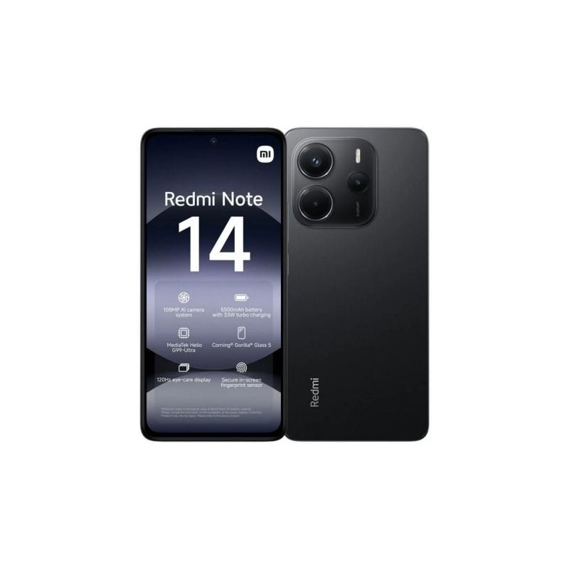 MOVIL SMARTPHONE XIAOMI REDMI NOTE 14 6-128GB BLACK