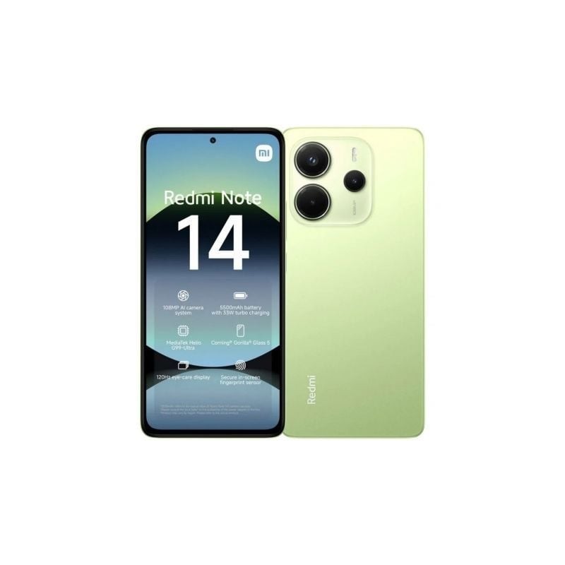 MOVIL SMARTPHONE XIAOMI REDMI NOTE 14 6-128GB GREEN