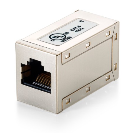 Adaptador rj45 equip cat6 apantallado hembra