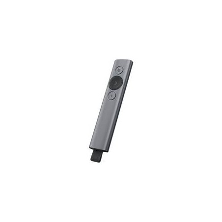 Presentador Inalámbrico por Bluetooth Logitech Spotlight Presentation Remote- 2-4GHz- Gris Pizarra