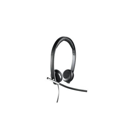 Auriculares Logitech H650e- con Micrófono- USB- Negros