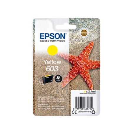 Cartucho tinta epson c13t03u44010 singlepack amarillo
