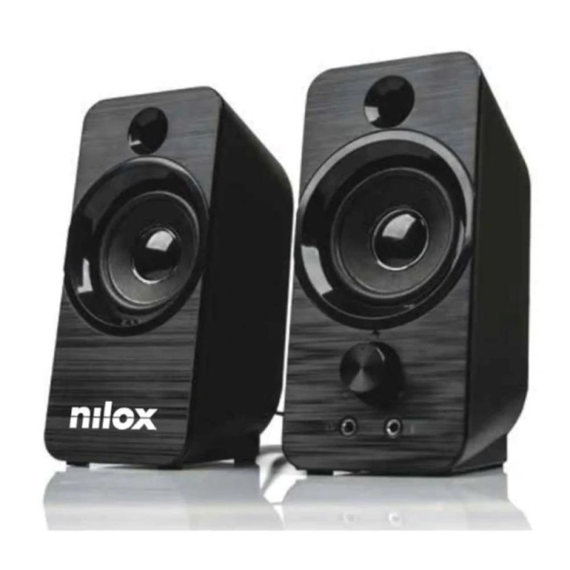 Altavoces pc nilox 2-0 6w negro