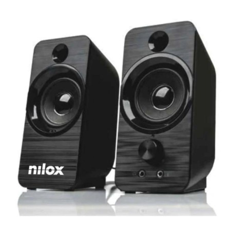 Altavoces pc nilox 2-0 6w negro