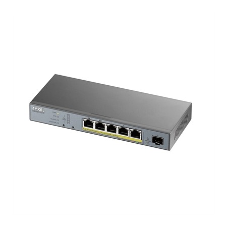 Switch 6 puertos zyxel gs1350 - 6hp - eu0101f 5