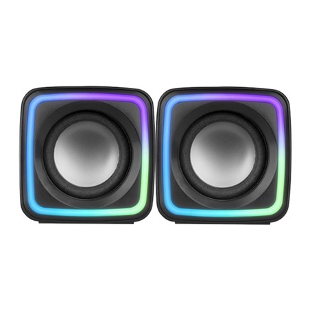 Altavoces Mars Gaming MSCUBE- 8W- 2-0- Negros