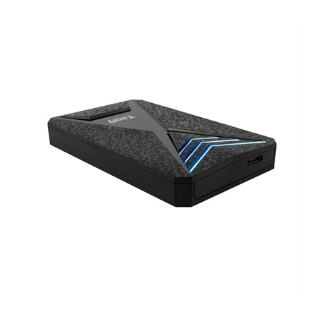Caja Externa Gaming para Disco Duro de 2-5" TooQ TQE-2550BL- USB 3-1- Sin tornillos