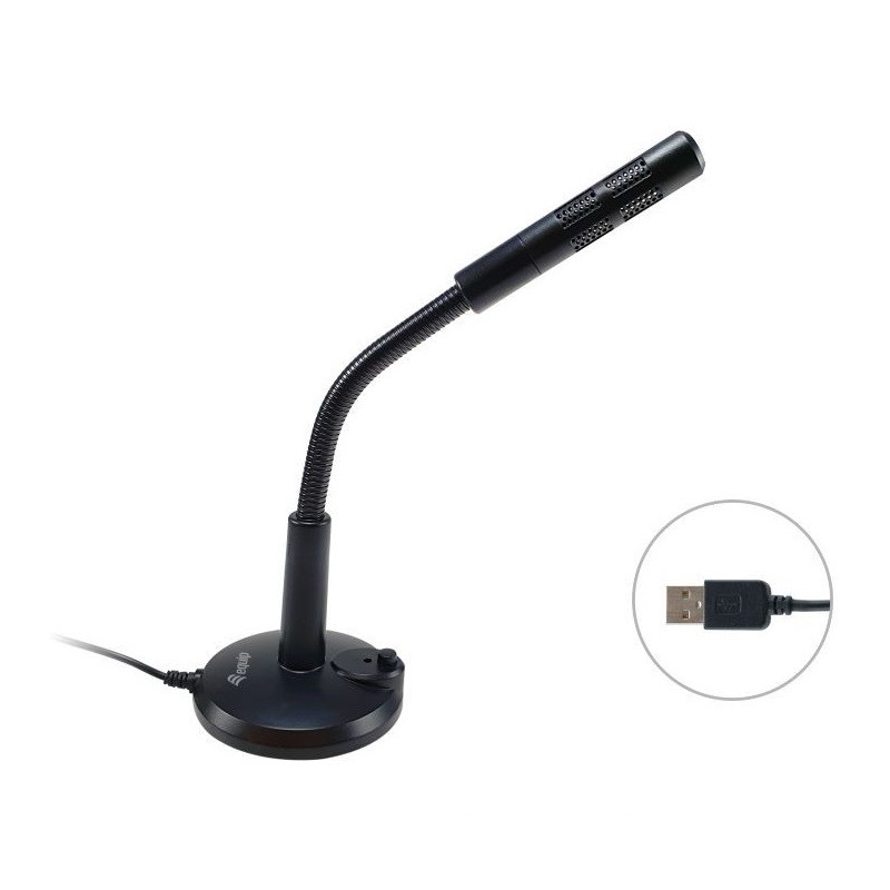 Microfono sobremesa equip onmidireccional usb brazo