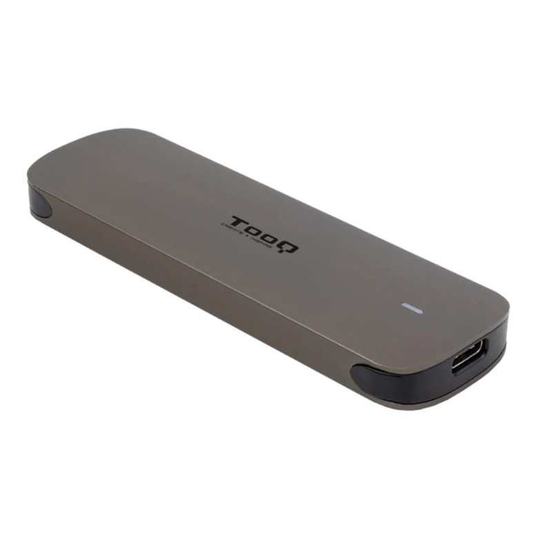 Caja Externa para Disco SSD M-2 NGFF TooQ TQE-2202BR- USB 3-1 Gen2- Sin tornillos